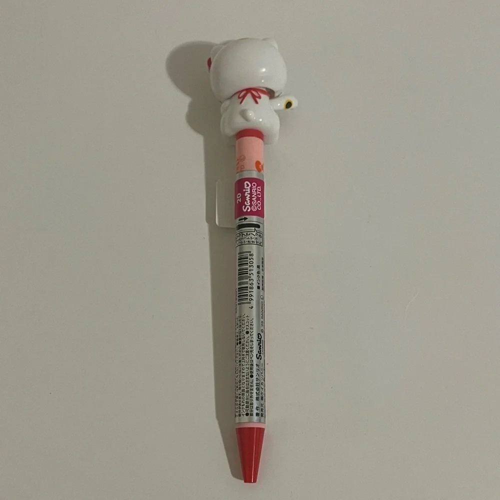 Hello Kitty White Lucky Cat Ballpoint Pen
